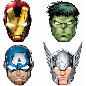 Maschere Avengers Mighty 6 Pezzi Marvel Disney