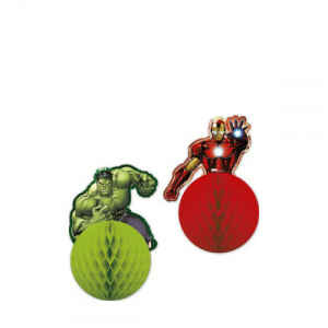 Festone pendente decorazione Avengers 3D 26 cm 2 Pezzi cm Marvel Disney