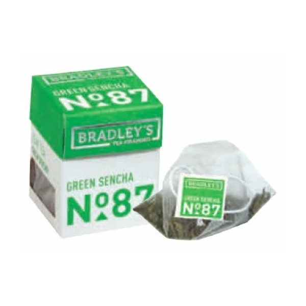 Cartone Numero 87 - Minipiramidi TE' VERDE SENCHA 2 g 30 Bustine Bradley's