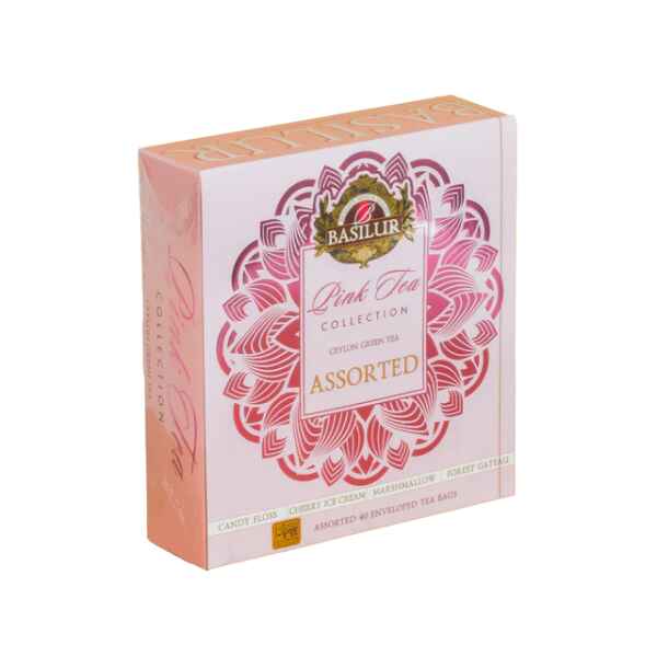 Confezioni BLACK ESSENCE e PINK TEA 80-60 g 80 Bustine Basilur