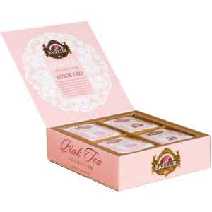Confezioni BLACK ESSENCE e PINK TEA 80-60 g 80 Bustine Basilur
