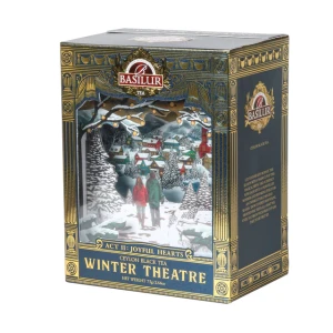 Teatro Invernale 3D Tè nero di Ceylon 75 g foglia sfusa 2 Pezzi Basilur